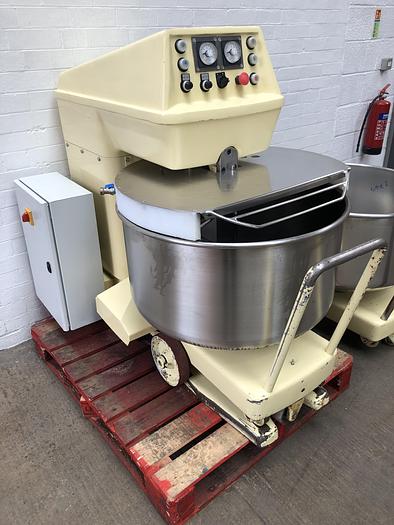 Used Kemper ST75A, 120kg (dough capacity) Spiral Mixer, 2 speed, 2 timers, supplied with 2 bowls