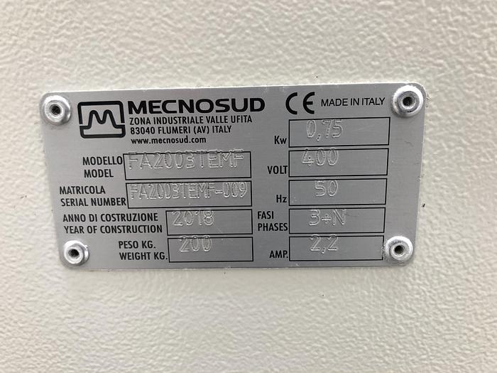 Used Mecnosud 30" Long French Stick/ Baguette Molder on Stand