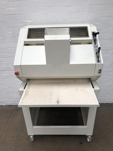 Used Mecnosud 30" Long French Stick/ Baguette Molder on Stand