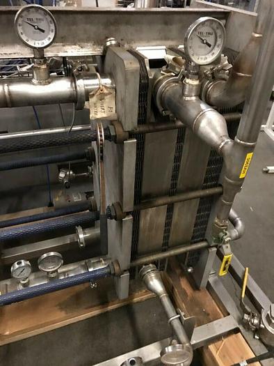 Used Thermal Pasteurizer w/ APV Paraflow SU2 R-14 Heat Exchanger  3-5 Gallon / Min