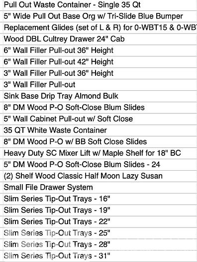 Used Rev-A-Shelf Cabinet Hardware - Warehouse Sale