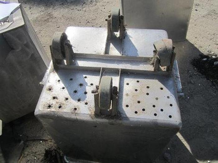 Used Tank, 75 Gallon, S/st, 25" x 25" x 29"d, OT/FB, (2) #S738247