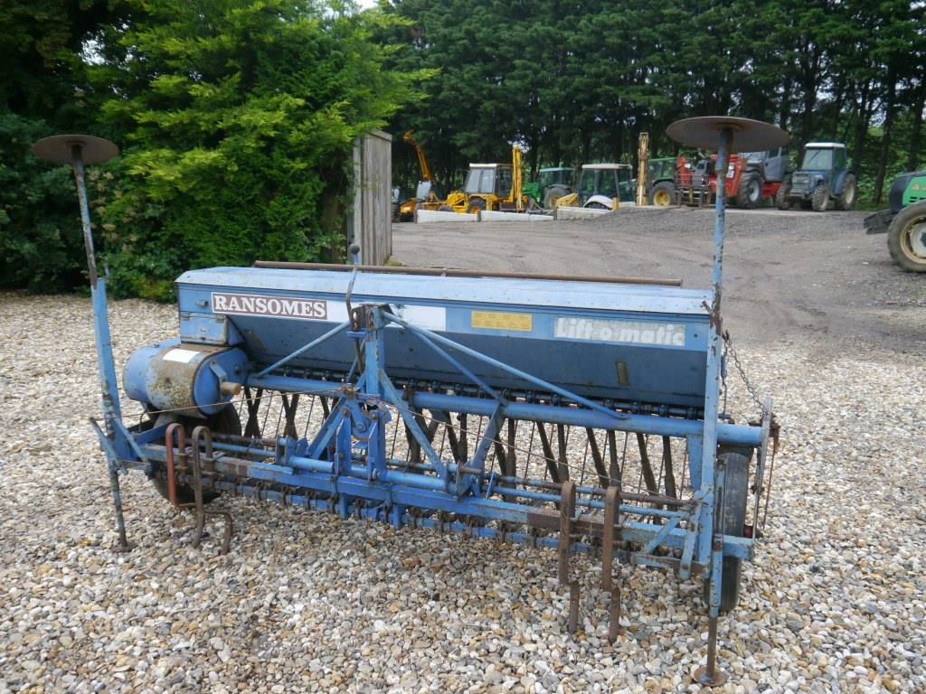 Used Ransomes Nordsten Lift-o-matic Seed Drill