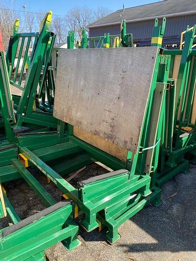 Used 6,800 Lb. Capacity Sheet Glass Storage Rack