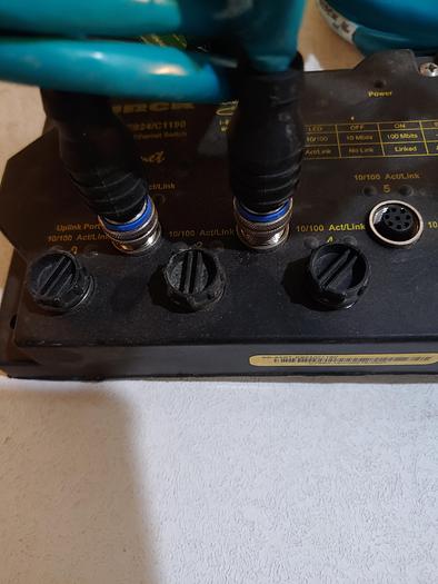 Parts Only Turk SE-84ST-E924/C1190 9 PORT INDUSTRIAL ETHERNET SWITCH(107)