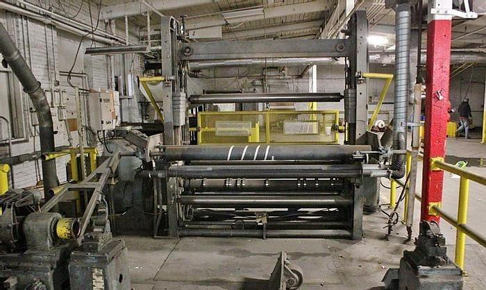 Used 74" CAMERON TWO DRUM WINDER 42" REWIND DIAMETER