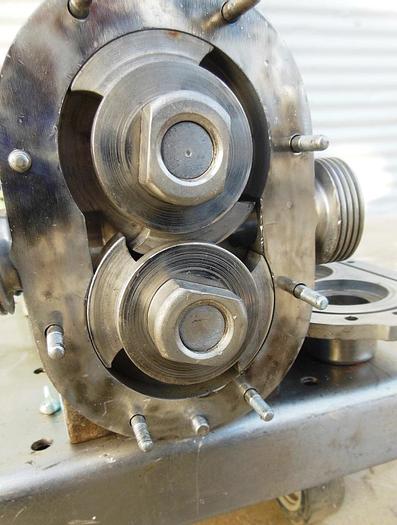 Used Pump, Positive, Waukesha, Mdl 10, S/st, 3/4 HP, 1" #S735573