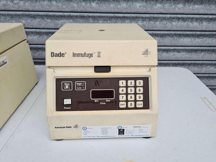 Used Dade Immufuge II Centrifuge