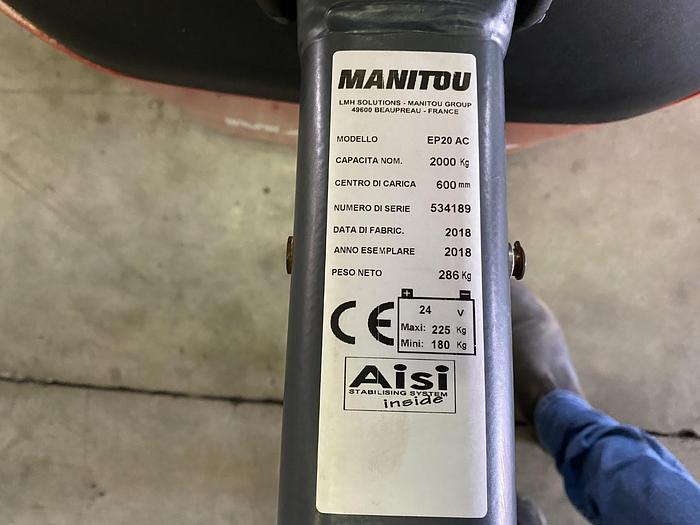 Usato 2018 MANITOU EP 20 AC