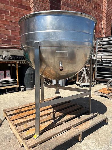 Used Kettle, 80 Gallon, S/st, Jkt, Lee, John Lentz, 40 PSI #S744757