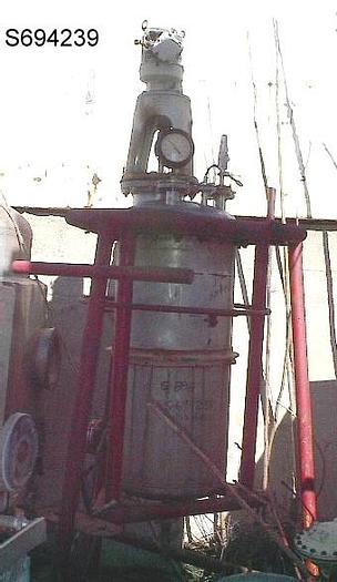Used Tank, 100 Gallon, S/st, 2' x 4', Agit, DT/DB #S694239