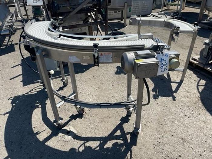 Used 90 Degree Table Top Chain Conveyor