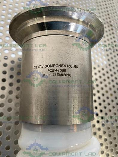 Used Flow Components 93" Flexible Hose w/ 4" Sanitary Fitting