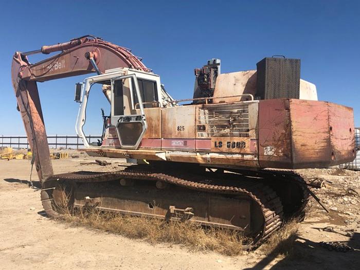 Used HB18237 Link Belt excavator LS5800 C Series II set up for magnet