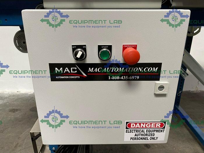 Used MAC Automation Concepts C4467-RWORK-LF0518 63" x 18" Conveyor w/ 1/4HP Motor