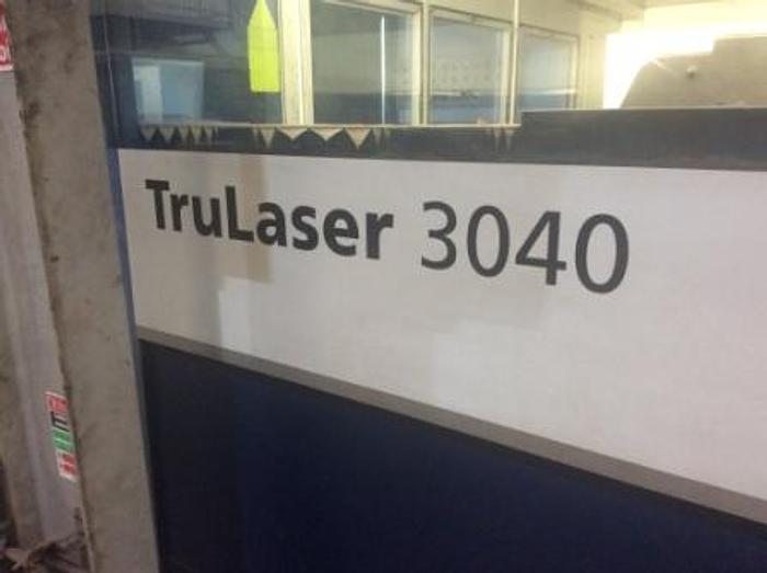 Used 2012 Trumpf Trulaser 3040