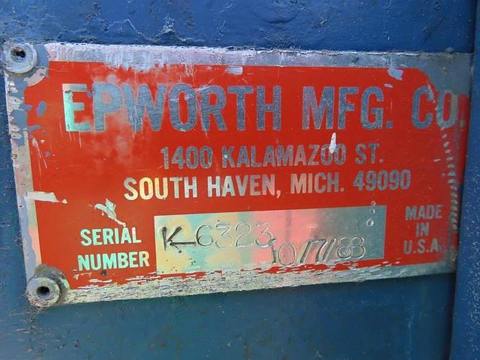 Used 40 HP EPWORTH VERTICAL SANDMILL - JACKETED (#9940)