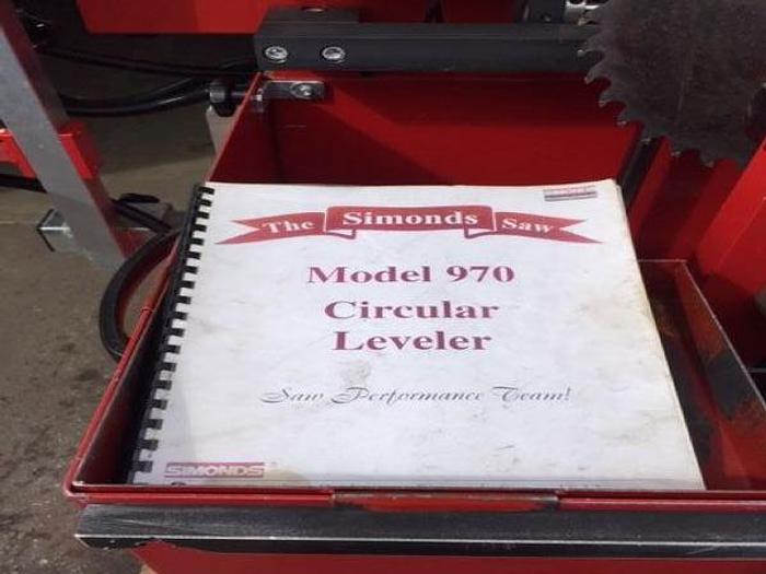 Used SIMONDS VERTICAL CIRCULAR SAW LEVELER