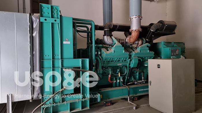 Used 2 MW 2009 New Cummins C2000D6 Diesel Generator Sets