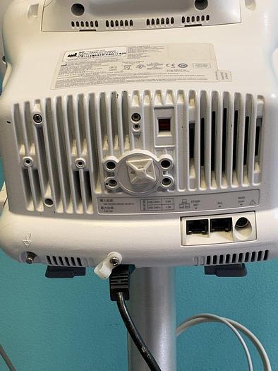 Used GE Dash 4000 Patientenmonitor auf Trolley mit Zubehör, BP1/3, BP2/4, SPo2, Temp/co, NIBP