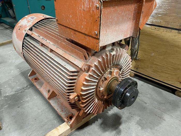 Used 600 HP ABB MOTOR 1200 RPM REBUILT 2017