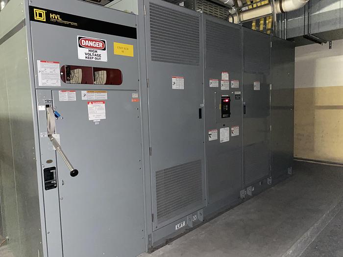 Used SQUARE D COMPANY 2000 / 3000 KVA DRY TYPE TRANSFORMER