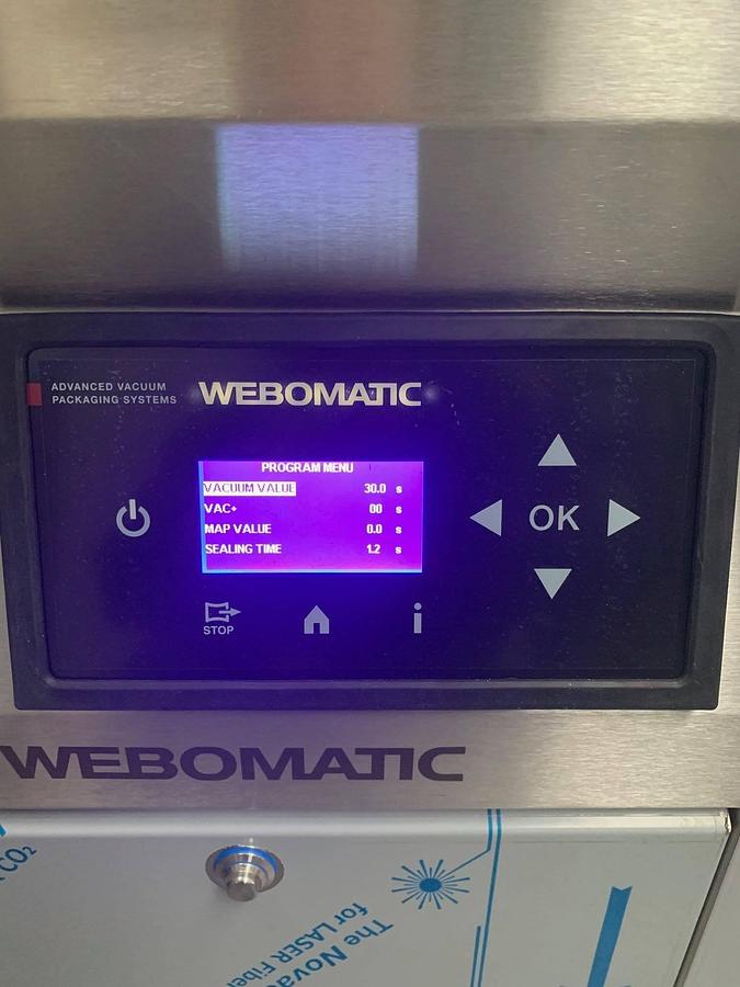 Used WEBOMATIC Supermax Vacuum Packer
