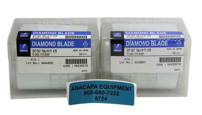 Disco Diamond Blade ZHT-347 104J-D-T1 K78 55.56X0.19.05X60 Lot of 20 NEW(6724)W