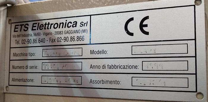 Usado Sistema de colocação de gás em equipamentos ETS ELETTRONICA