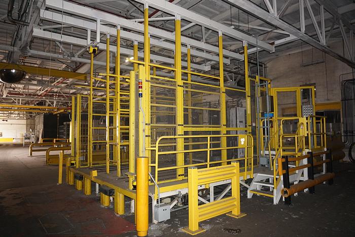 Used 50' LONG BELT CONVEYOR 48" WIDE