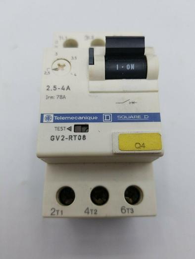 Used Telemecanique GV2-RT08 Motor Starter Circuit Protector