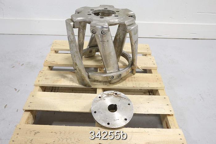 Used Bird 6/8 Pressure Screen 6-Foil Rotor #34255