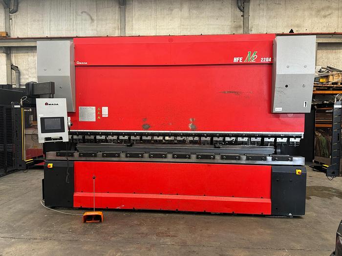 Used 2011 Amada HFE M2 2204 8 Axes Hydraulic Press Brake