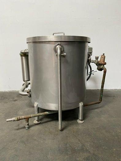 Used Stainless Steel 110 Liter Balance Tank w/ Price Pump & 1 HP Motor