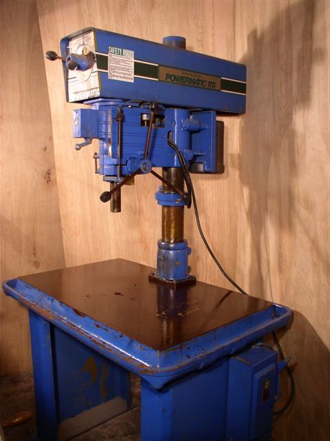 Used 20" Powermatic Single Spindle Drill; Variable Speed; Floor Type 24"x 40" Table; #3 M.T.