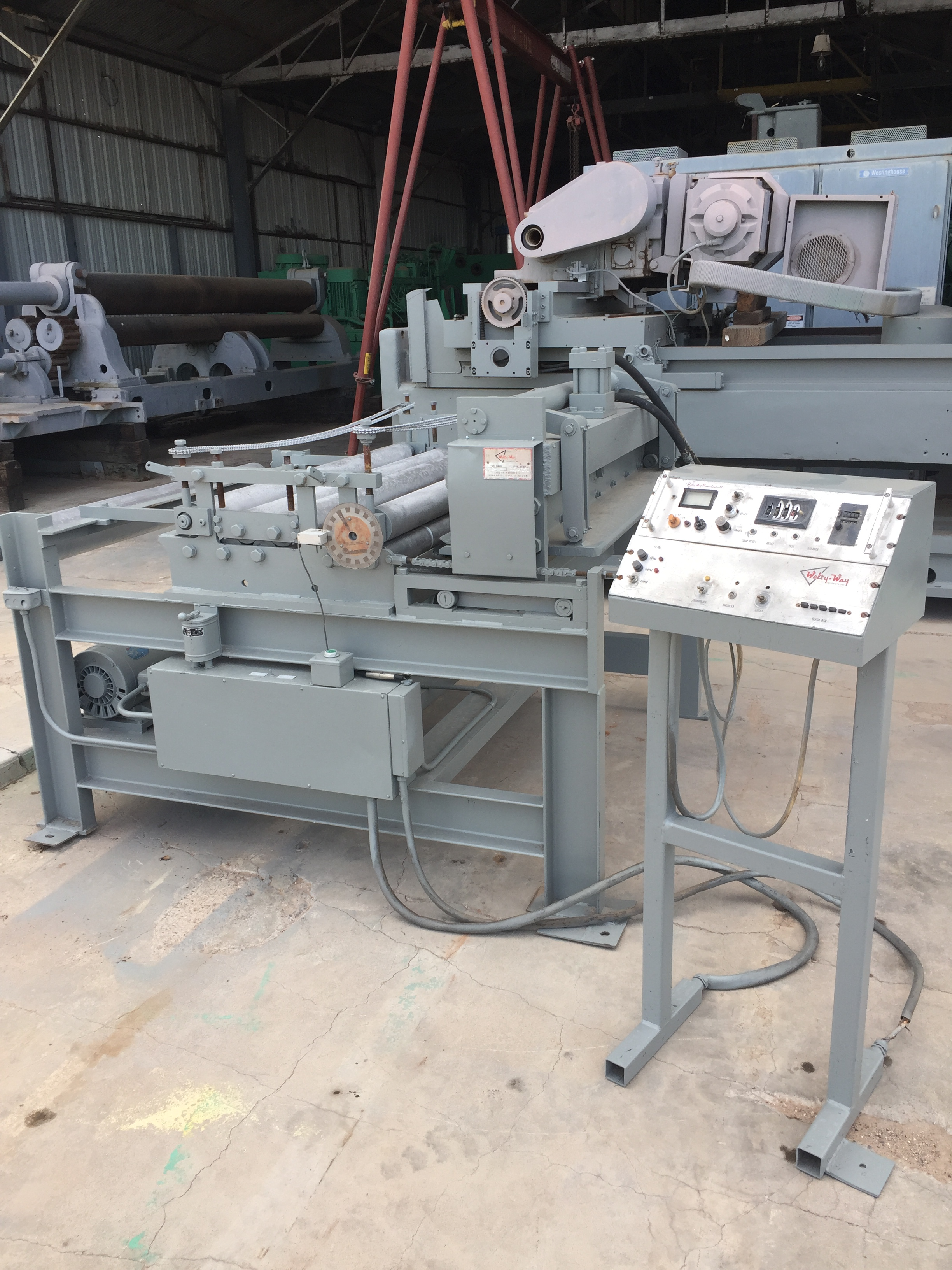 Used 48" x 18 GA. Welty-Way Cut-To-Length Line
