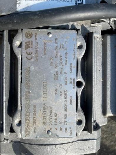 Used 10' Long x 7.5" Wide Table Top Chain Conveyor