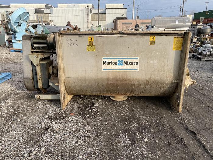 Used 45 CU. FT. MARION PADDLE BLENDER - S/S - 10 HP