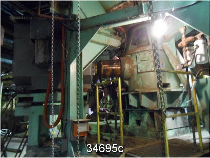 Used Kadant 14' Pulper, 57" Vokes Rotor, Diamond Grip Extraction Plate #34695