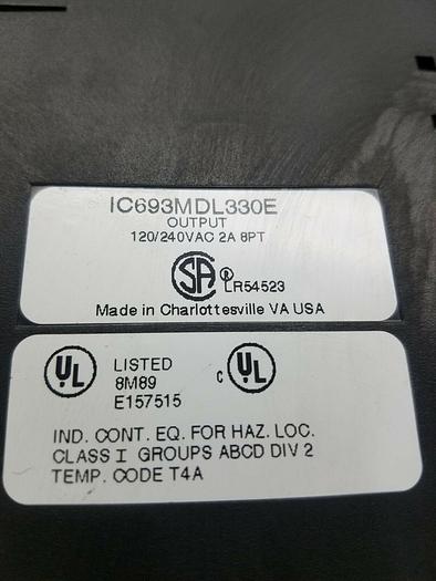 Used GE Output Module IC693MDL330E
