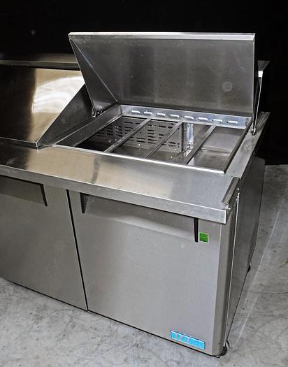 Used USED TURBO-AIR 3-DOOR REFRIGERATED SANDWICH PREP TABLE, MODEL MST-72-30