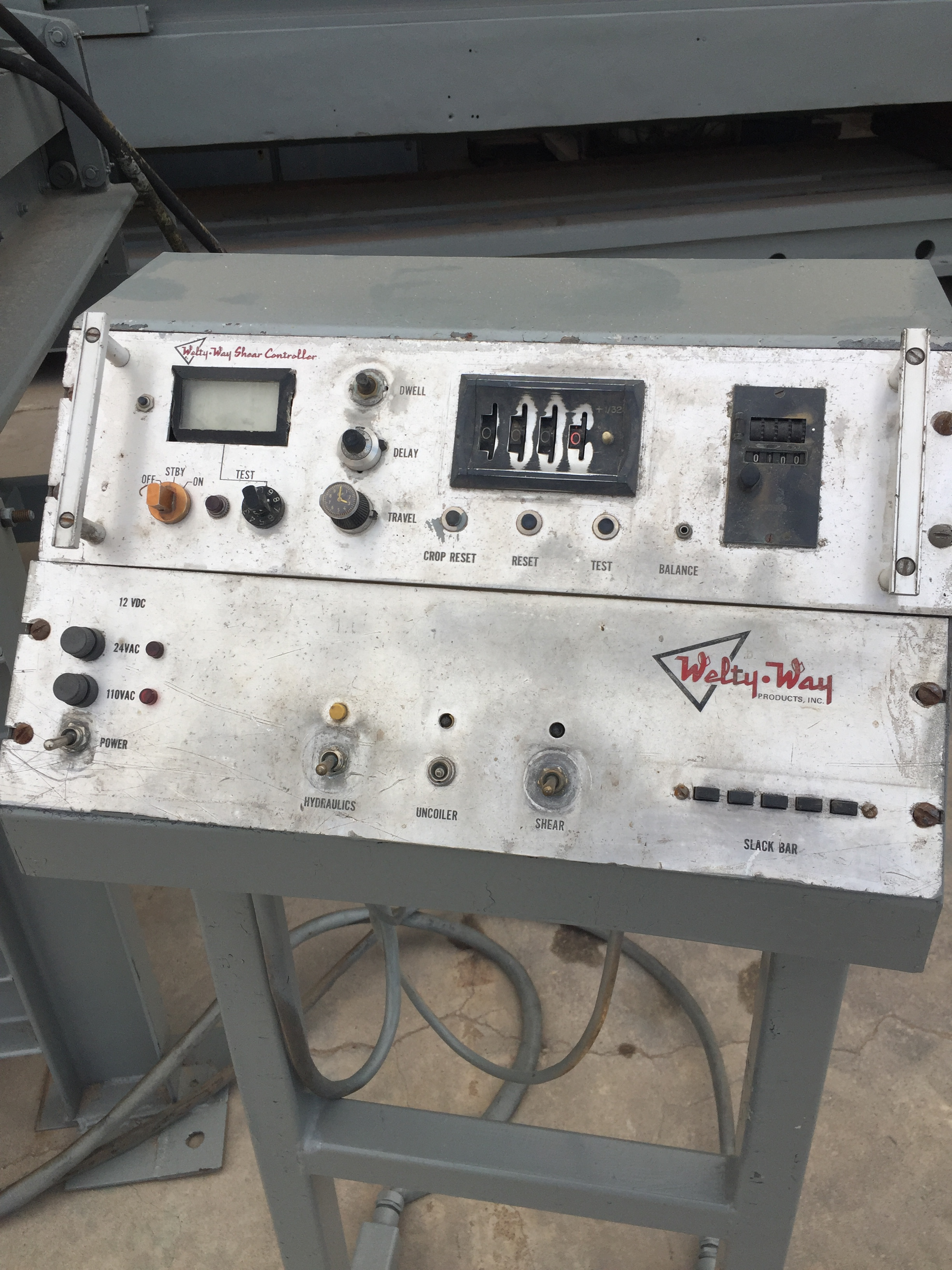 Used 48" x 18 GA. Welty-Way Cut-To-Length Line