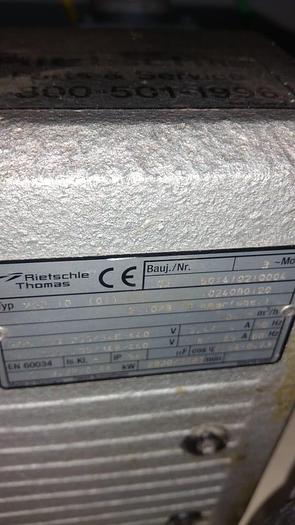 Used RIETSCHLE THOMAS VACUUM PUMP – MODEL VGD 10