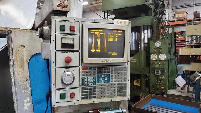 Used 1997 HAAS VF 7/50, Table 28" x 84", X-84", Y-32", Z-30", 30hp, 7500 rpm, 12" 4th Axis Rotary Table, 30+1 ATC, HAAS CNC