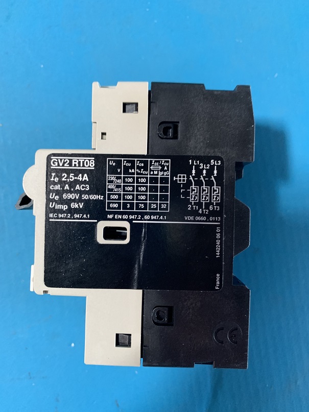 Used Telemecanique Motor Circuit Breaker GV2-RT08