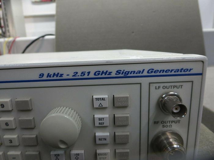Used IFR, 2025, Signal Generator, 9 Khz - 2.51 Ghz, 100-240 VAC, Powers On, Used