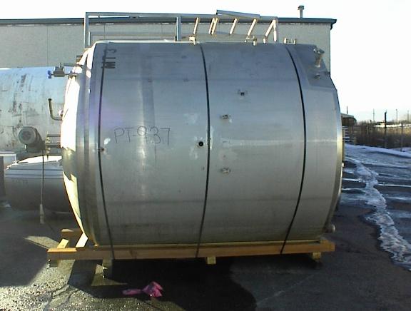 Usado 2000 GALLON PROCESSOR TANK.  APV SERIAL E0713