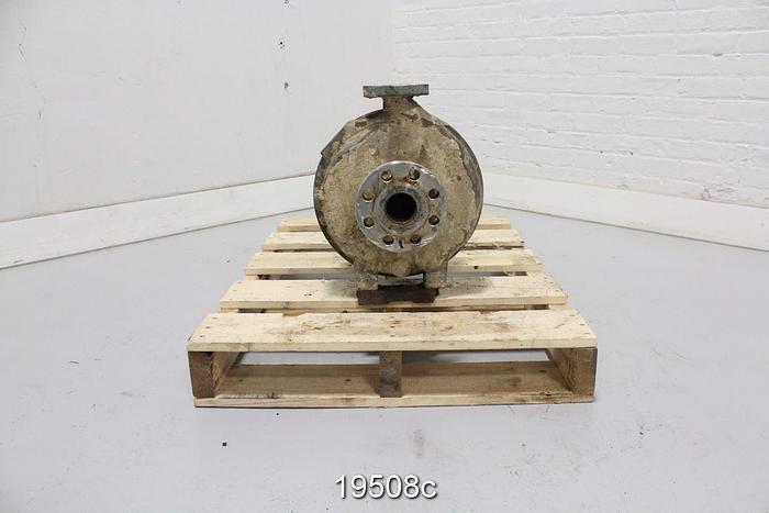 Used Goulds 3196 Pump, 3196Mt,1X3X10, Stainless Steel Casing, 300# Flanges #19508