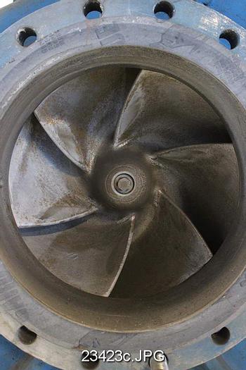 Used Goulds 3175 Pump, 3175L, 18X18X22, 6-Vane Impeller, 20" Impeller Diameter, Ss Casing, Ss Impeller, Ss Stuffing Box, Ss Suction Side Plate, Packing #23423