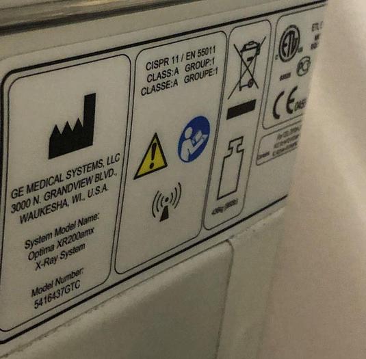 Used 2012 GE Optima XR200amx